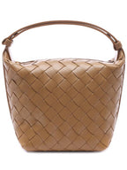 Bottega Veneta Candy Wallis Shoulder Bag Dark Plaline