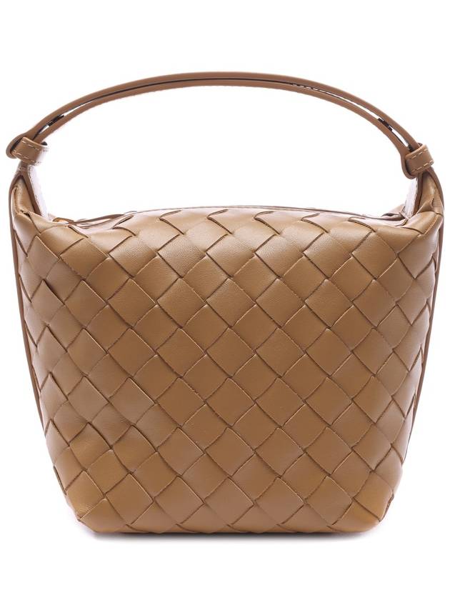 Bottega Veneta Candy Wallis Shoulder Bag Dark Plaline