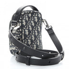 Christian Dior Zip Around Crossbody Pouch Oblique Canvas Mini