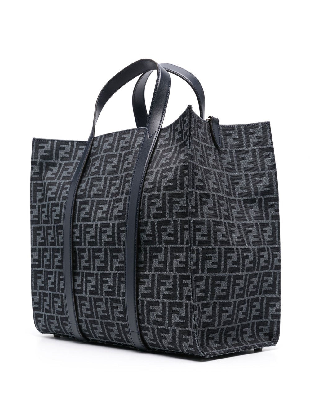 Fendi Men Ff-Jacquard Tote Bag