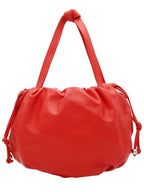 Bottega Veneta Chili Red Leather Bulb Medium Shoulder Bag 651812