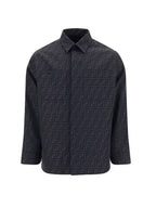 Fendi Men's FF Long Sleeve Shirt Black