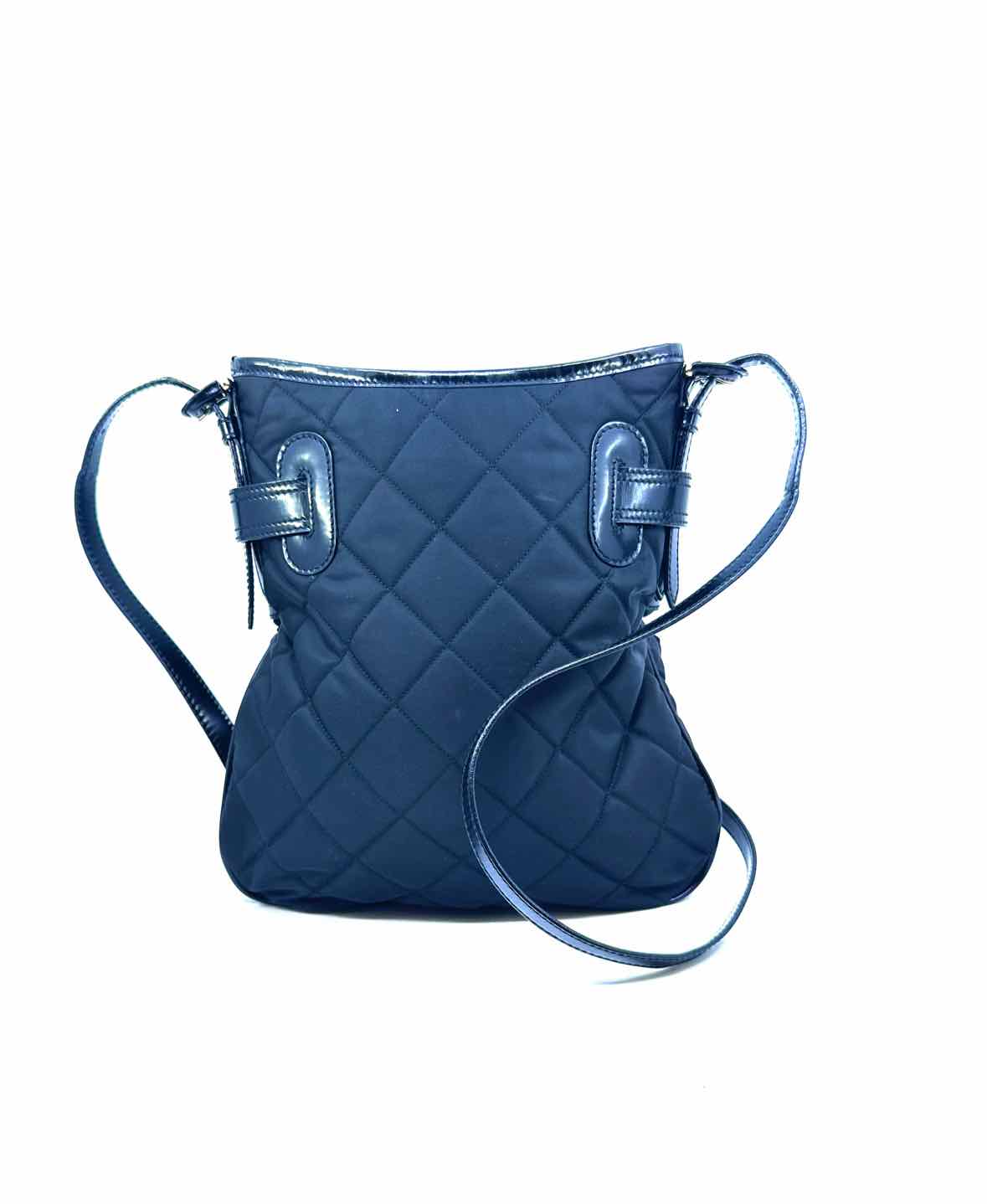 BURBERRY Black Nylon Quilted Handbag