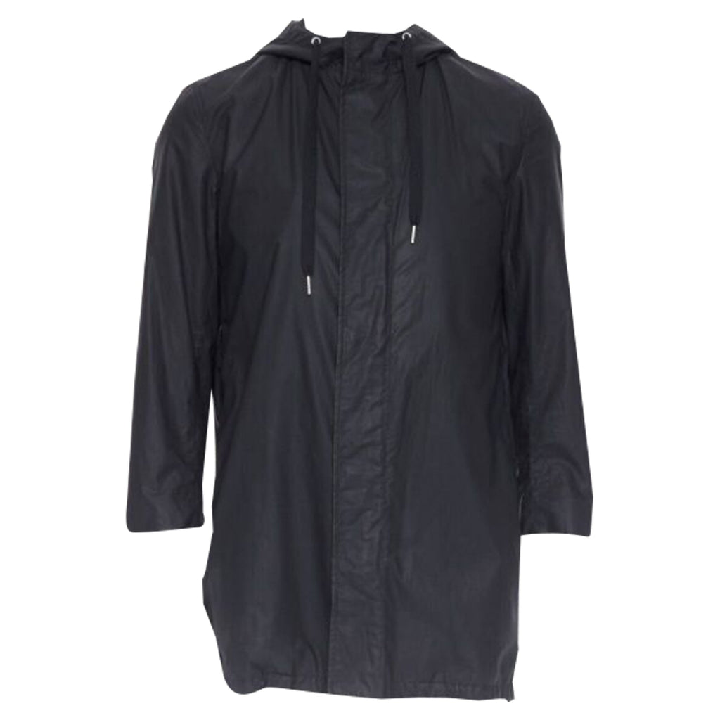 Christian Dior hooded utilitarian drawstrings zipper windbreaker jacket
