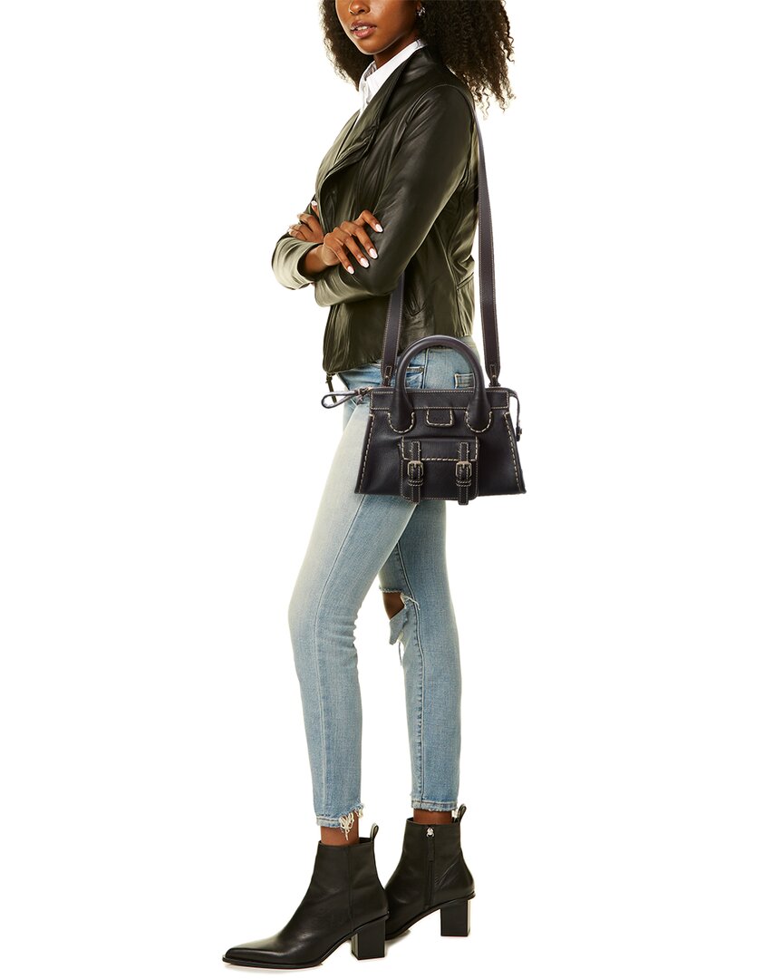 Chloe Kiss Small Leather Shoulder Bag