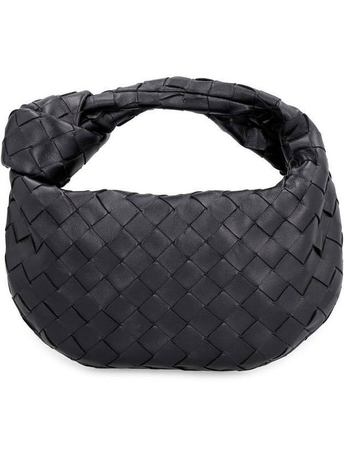Bottega Veneta Jodie Intrecciato Small Tote Bag Black