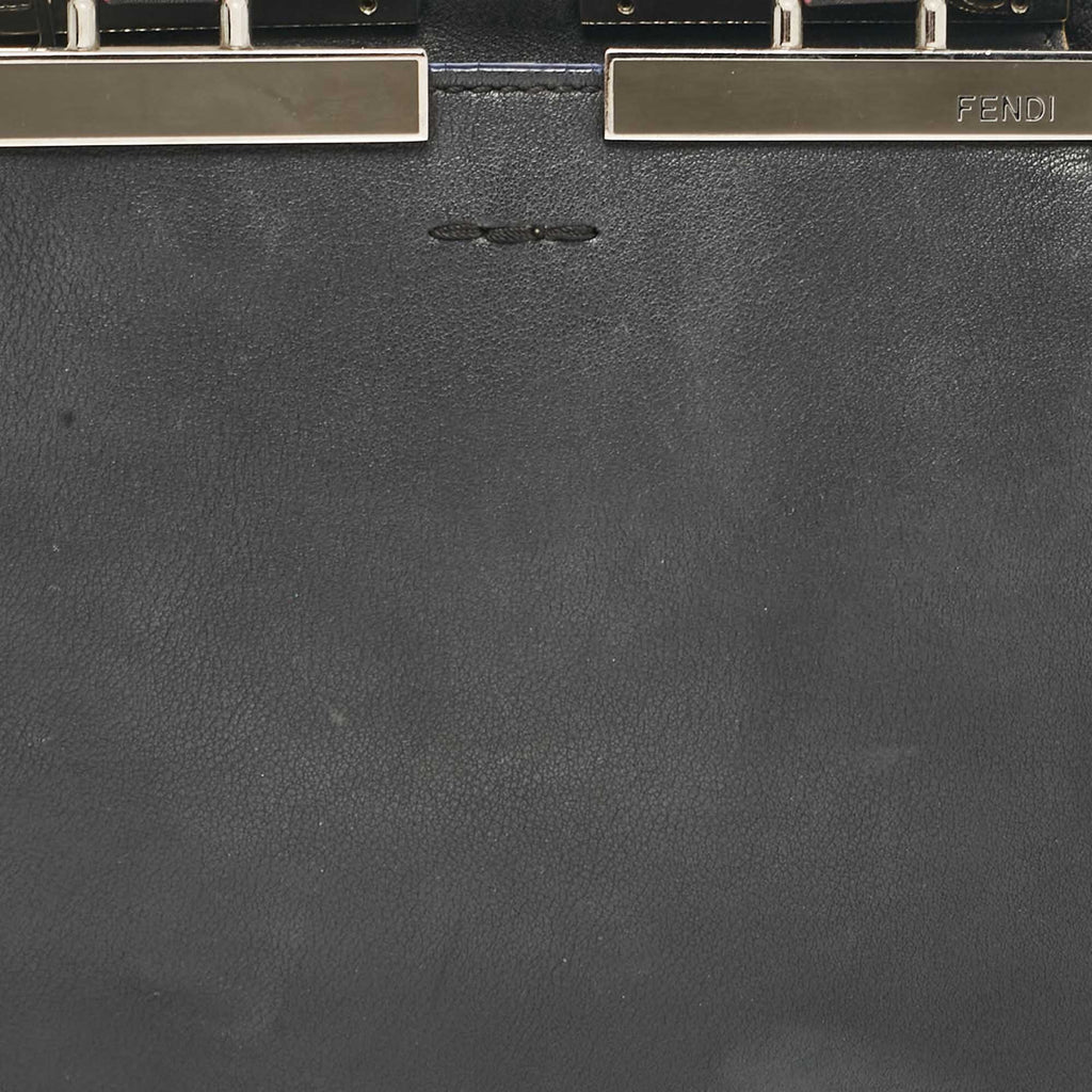 Fendi Black Leather Petite 3Jours Tote