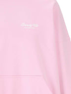Balenciaga Beverly Hills Embroidered Hooded Top Pink