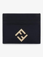 Fendi FF Diamond Card Wallet Black