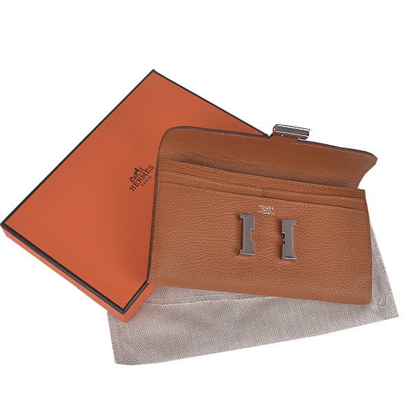 Hermes Wallet H6023 Ladies Cow Leather