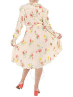 Balenciaga floral long dress