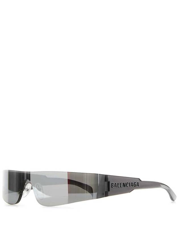Balenciaga Eyewear BB0041S 002 Mono Square Sunglasses Silver