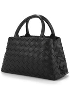 Bottega Veneta Intrecciato Leather Tote Bag Black