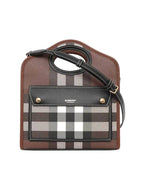 Burberry Mini Pocket Tote Bag Brown