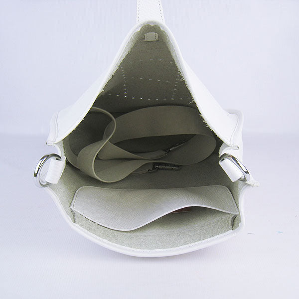 Hermes Evelyne I handbag H6309 white silver