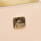 Fendi Peach Leather Mini Cookie Hobo