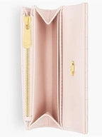 Jolie Glycine Cannage Lambskin Half Wallet Powder Pink Dior
