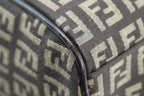 Fendi Zucchino Canvas Boston Bag - '10s