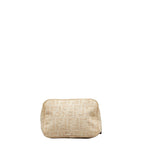 FENDI FENDI ZUCKA 26686 Handbag Canvas/Laser Beige Ladies