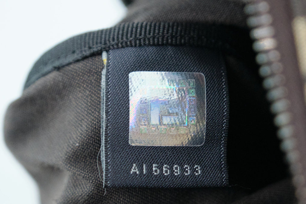 Fendi Zucchino Canvas Boston Bag - '10s