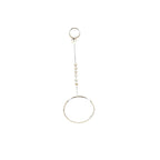 Dior Pearl Embellished Bracelet with Ring in Gold Metal