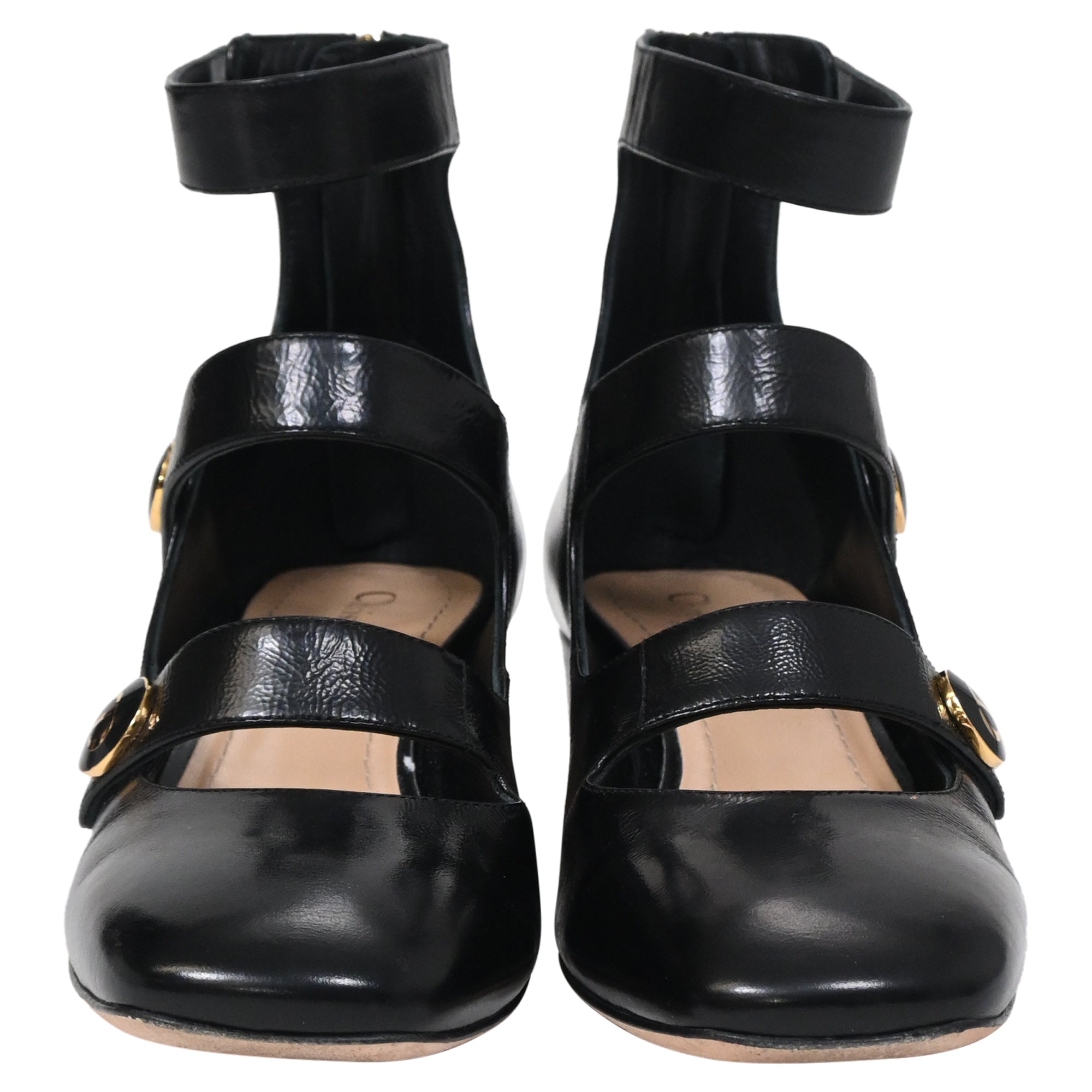 Dior D-Doll Pumps in Black Leather