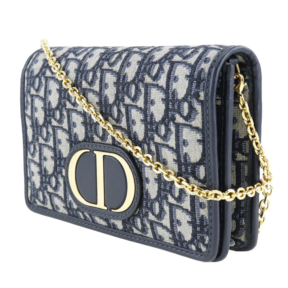 Dior 30 Montaigne  Canvas Shoulder Bag (Pre-Owned)