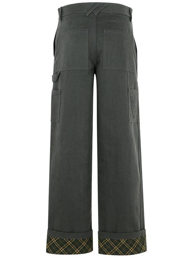 Burberry Cotton Carpenter Straight Pants Black