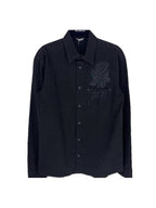 Foxton Tonal Flower Over Long Sleeve Shirt Black Dior