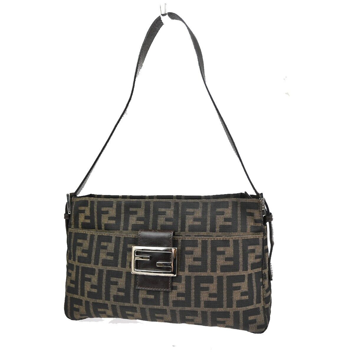 Fendi Zucca  Canvas Clutch Bag ()