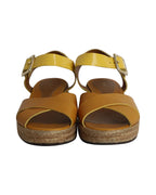 Fendi Cross Ankle Strap Sandals in Multicolor Patent Leather