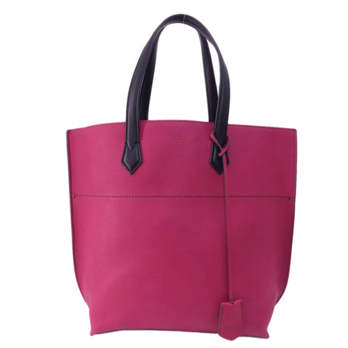 Fendi  Color Rose  Leather Tote Bag ()