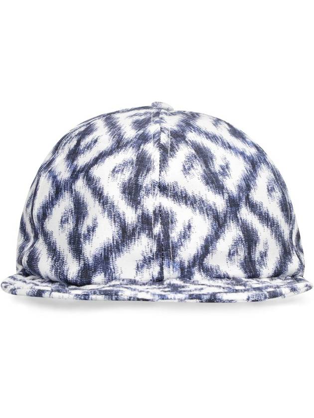 Fendi FF Logo Print Silk Ball Cap