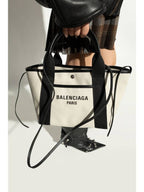 Balenciaga Biarritz Small Tote Bag Cream