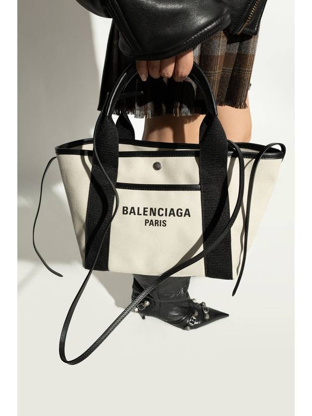 Balenciaga Biarritz Small Tote Bag Cream