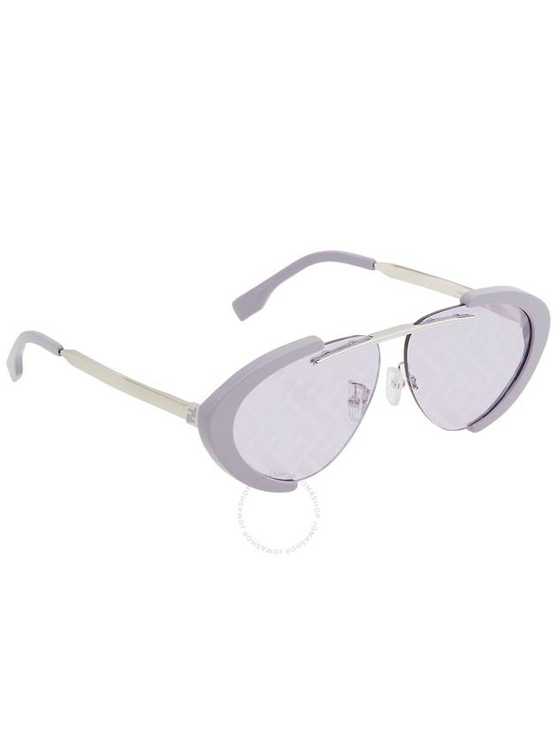 Fendi Fendi Bordeaux Mirror Oval Men's Sunglasses FE40042U 81U 59