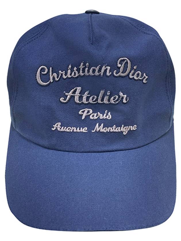 Atelier Base Ball Cap Blue Dior