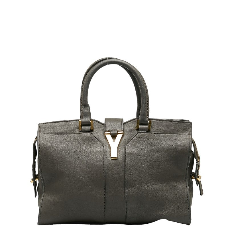 Saint Laurent Cabustic Handbags 2WAY Gray Leather  Saint Laurent