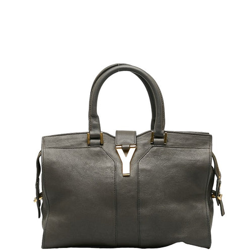 Saint Laurent Cabustic Handbags 2WAY Gray Leather  Saint Laurent