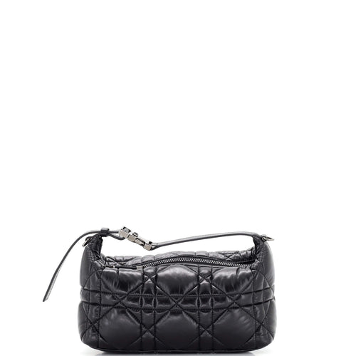 Dior DiorTravel Nomad Pouch Macrocannage Quilt Calfskin Medium