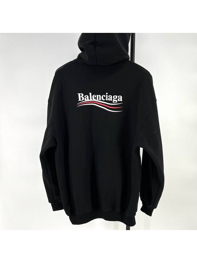 Balenciaga Wave logo overfit hoodie black 578135