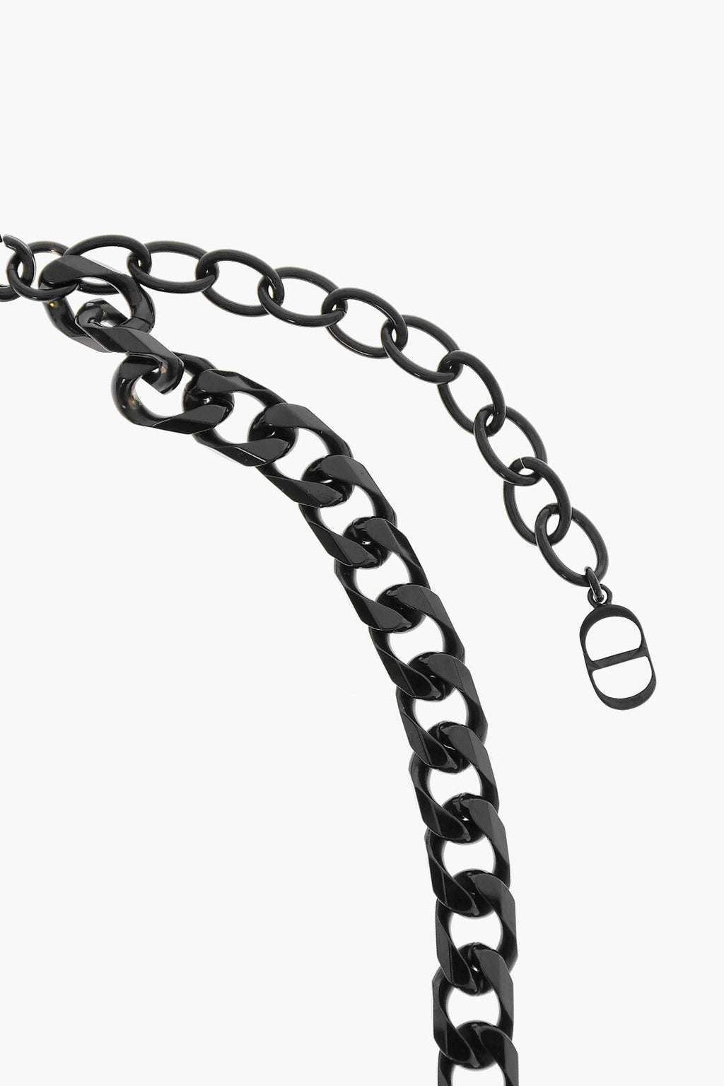 Dior Black Finishing Dior Italic Necklace