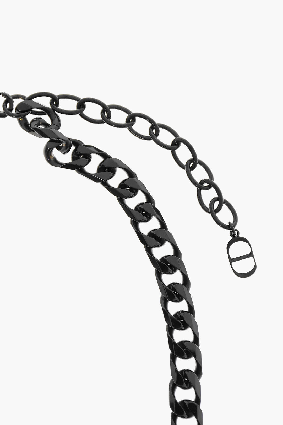 Dior Black Finishing Dior Italic Necklace