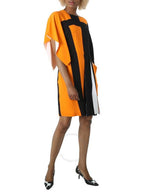 Burberry Burberry Ladies Bright Orange Ip Geometric Print Dress, Brand Size 6 (US Size 4)