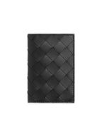Bottega Veneta Intrecciato Card Wallet Black