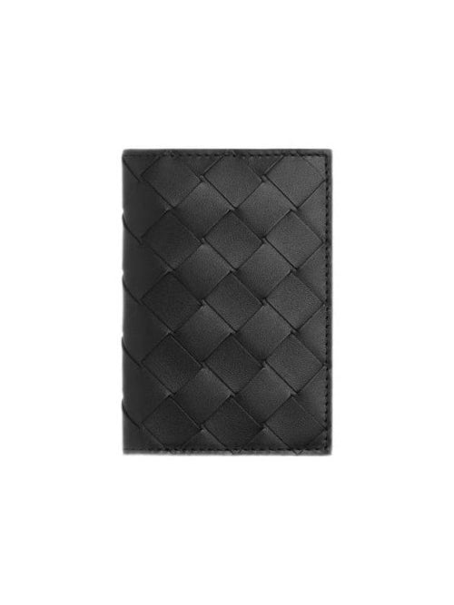 Bottega Veneta Intrecciato Card Wallet Black