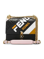 Fendi Kan Chain Cross Bag Black