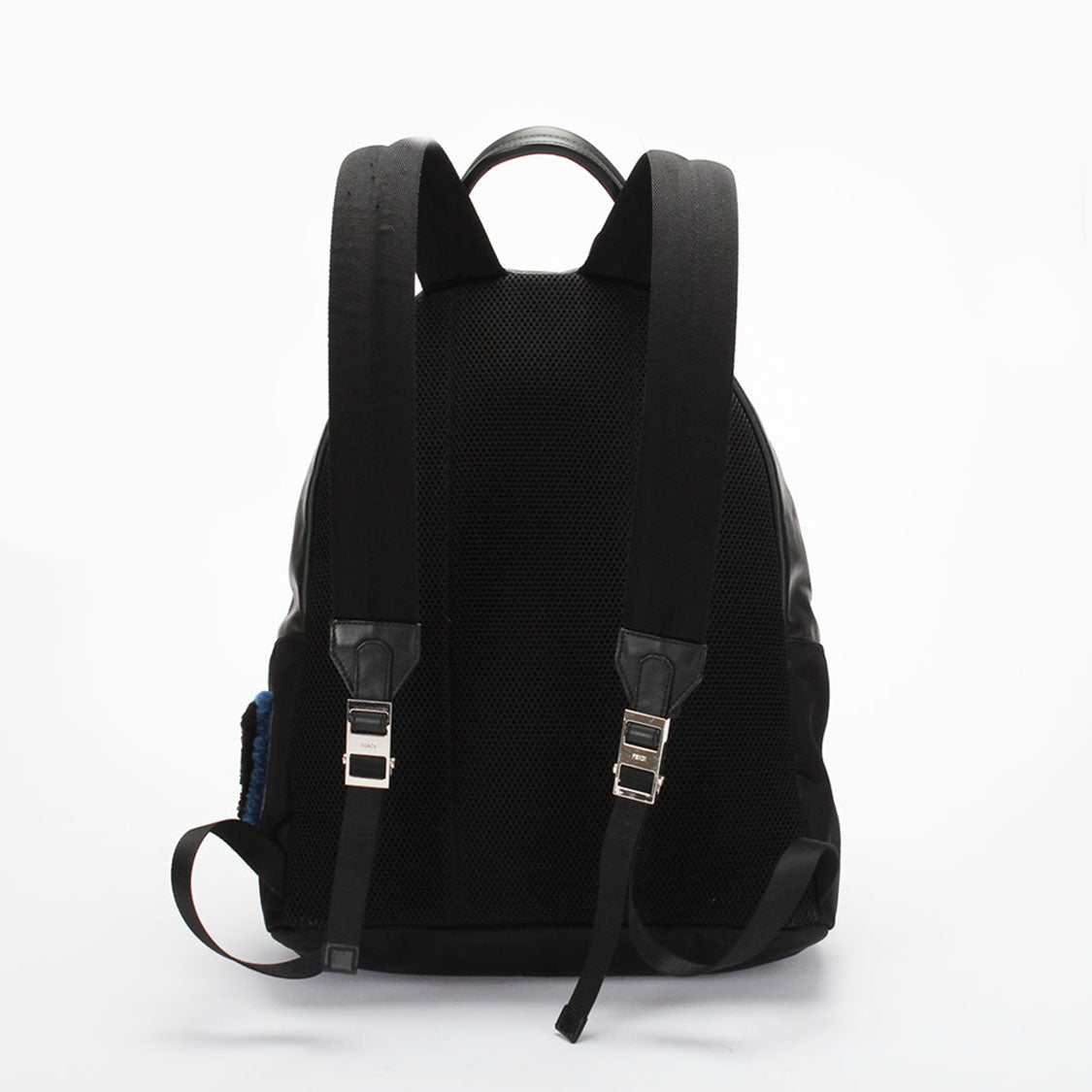 Fendi Shearling Emoticon Nylon Backpack - '10s