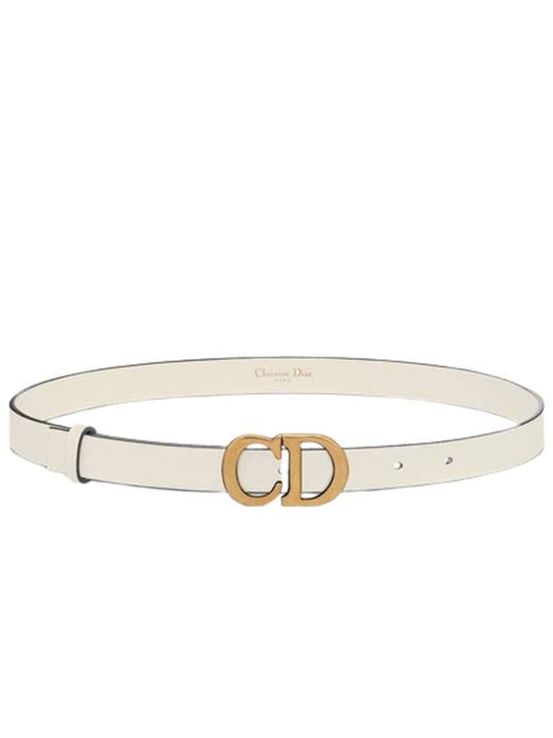 Saddle 20mm Ultrasmooth Calfskin Leather Belt Latte Dior
