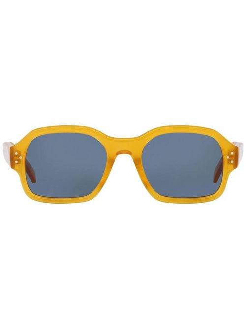 CELINE Eyewear Square Acetate Sunglasses Yellow
